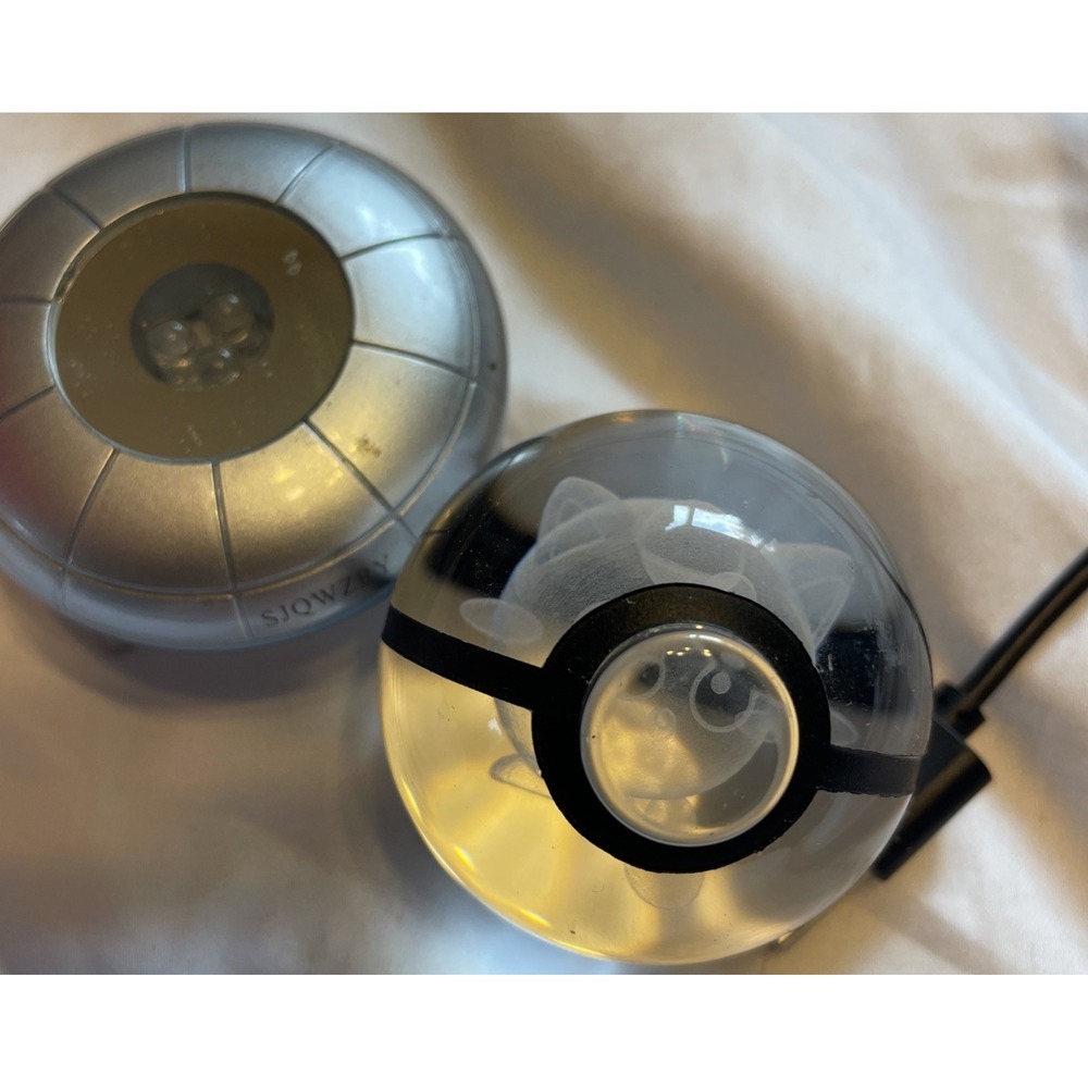 Pokemon Crystal Ball 3D Jiggly Puff   Lamp Base Pokeball Glass Ball Works